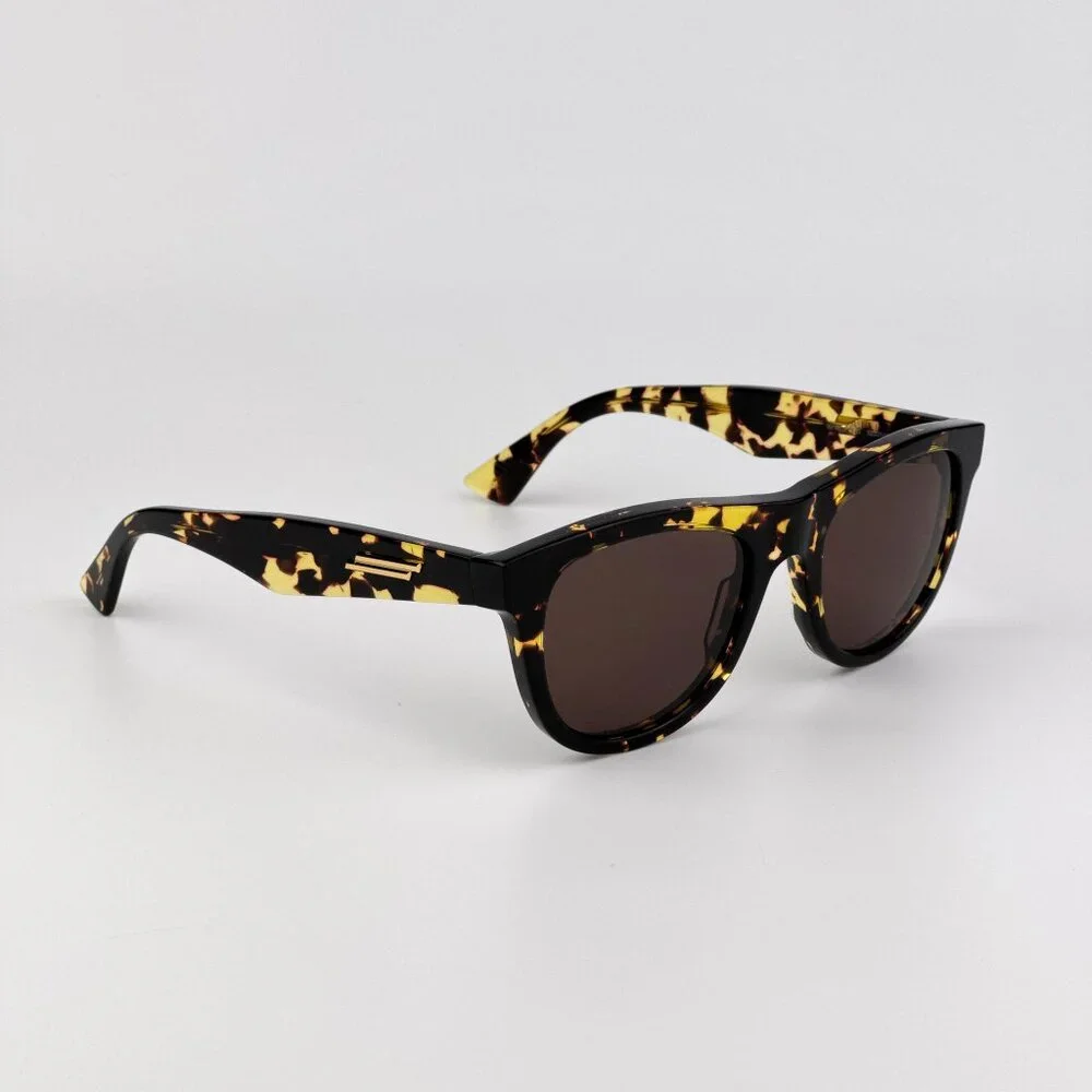 Bottega Veneta BV1001S Square Sunglasses – Havana Frame Brown | Modei 002